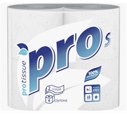 Бумага туалетная 2-х сл PROtissue в рулонах 4шт/уп 15520 - фото 11724