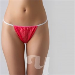 Трусы бикини женские розовые Спанбонд 25шт/уп Чистовье 01-548