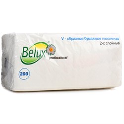 Полотенце бумажное Vсложения Belux 2сл. 200шт/уп 01-446
