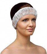 Фиксатор для волос с двумя резинками Спанбонд 10шт/уп Чистовье 00-981