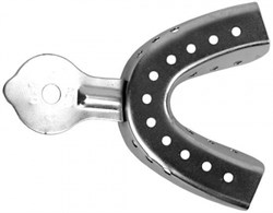 Ложка для снятия слепков металл. для нижн. челюсти №3 159-2620