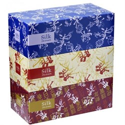 Салфетки бумажные двухслойные вытяжные Silk 250шт/уп 03-973