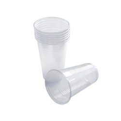 Стаканчики пластиковые одноразовые прозрач. 200 мл   200шт/уп 607819