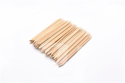 Палочки для маникюра деревянные 115*4мм 100шт/уп - фото 7657