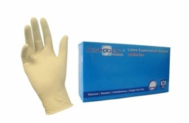 Перчатки латексные дв. хлорирования Dispodent S 50пар/кор 159-17681