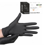 Перчатки нитриловые смотровые ECOLAT черные М 50 пар/уп