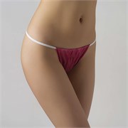 Трусы бикини женские бордовые Спанбонд 25шт/уп Чистовье 01-553
