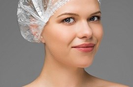 Шапочка для душа П/э 100 шт/уп Чистовье 00-210