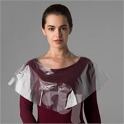 Пелерина полиэтилен прозрачный радиус 39см (25шт/уп) Чистовье 01-681