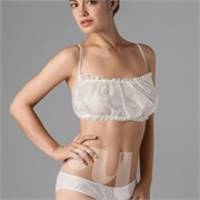 Топик с открытой спиной спанбонд белый 10 шт/упак. 03-484