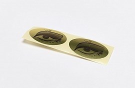 Наклейка на глаза для солярия 100 пар/уп Чистовье 00-278