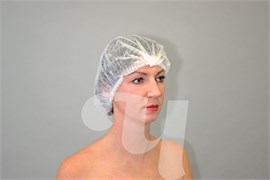 Шапочка Шарлотка медицинская белая Бюджет 50 шт/уп Чистовье 604-263