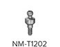 Аттачмент прямой шаровидный  2мм NM-T1202