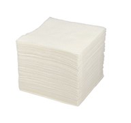 Салфетки бумажные однослойные 24*24 100шт/уп (белые)